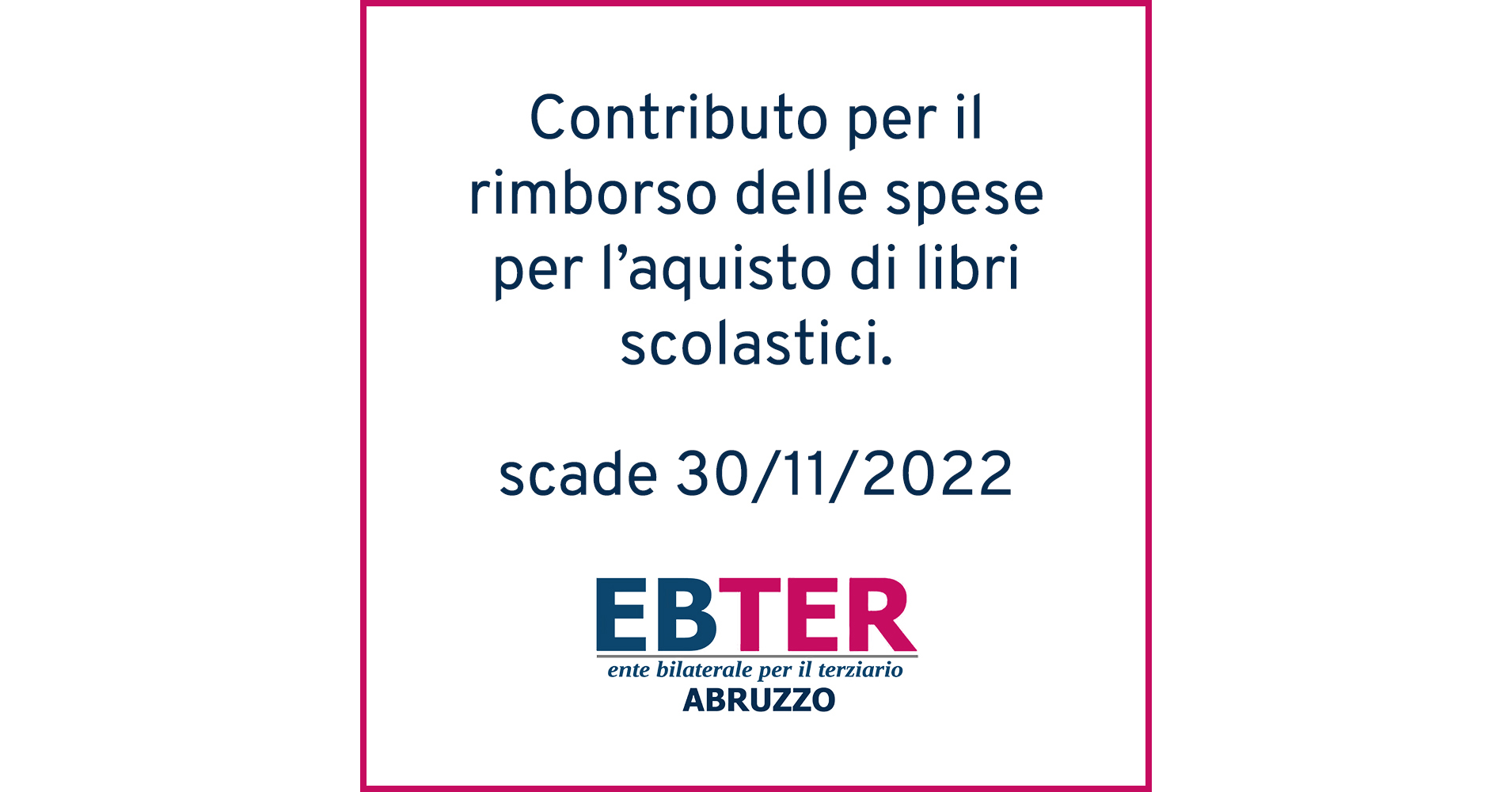 CONTRIBUTO PER IL RIMBORSO DELLE SPESE PER L’ACQUISTO DEI LIBRI